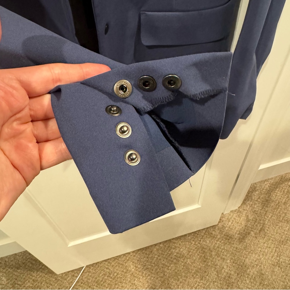 NWOT Ministry of Supply Blazer M Navy Aviator Sport Jacket TechWear Sportcoat - Picture 8 of 14
